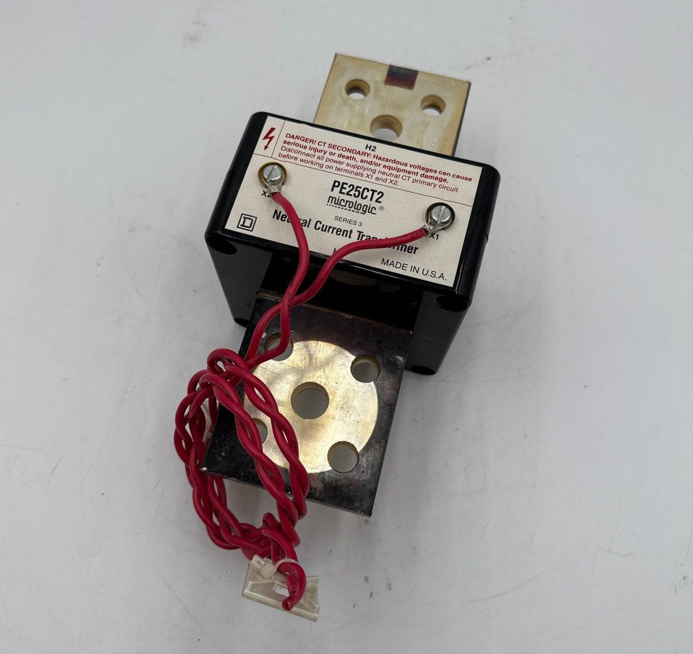 Square D PE25CT2 Neutral Current Transformer Micrologic 2500A PXF PEF Breakers Used