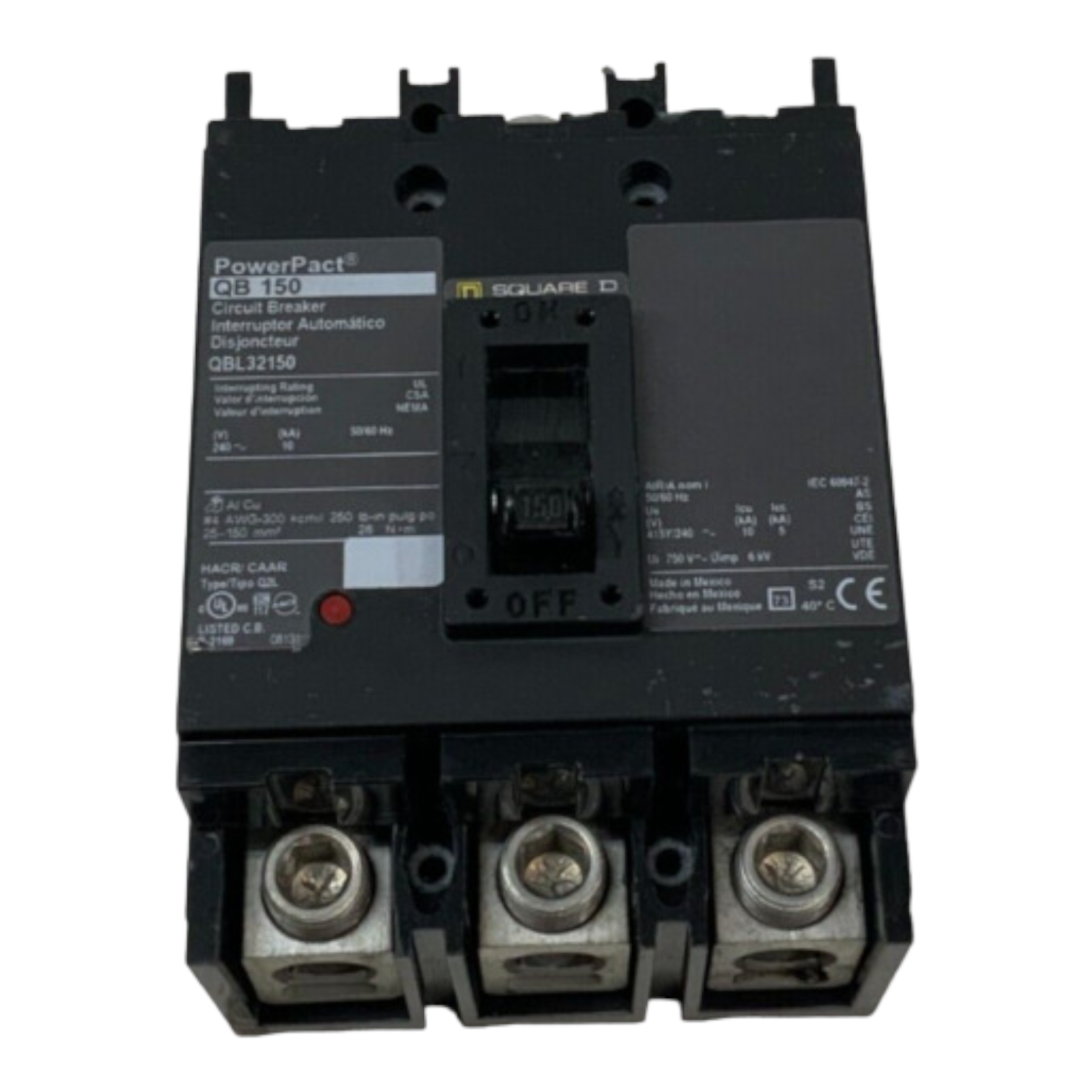 Square D QBL32150 Used