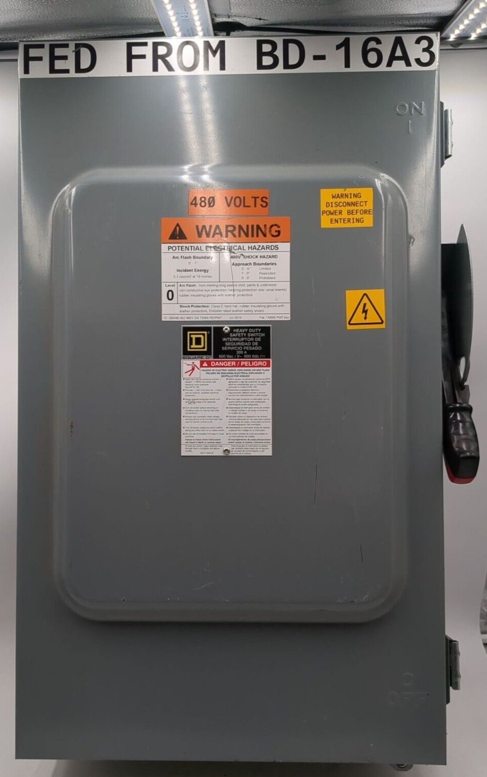 Square D HU364AWK Used