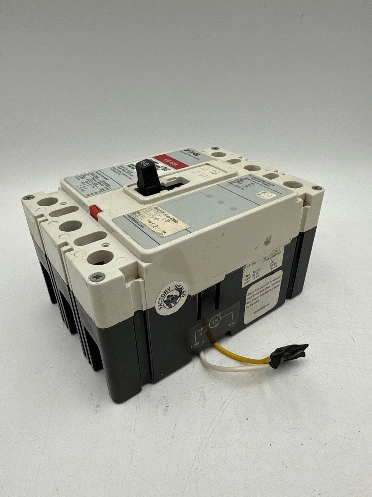 Eaton ED3150BP10 Circuit Breaker 150A 3P 240V 3PH ED 150 Amp 3 Pole Shunt Trip Used