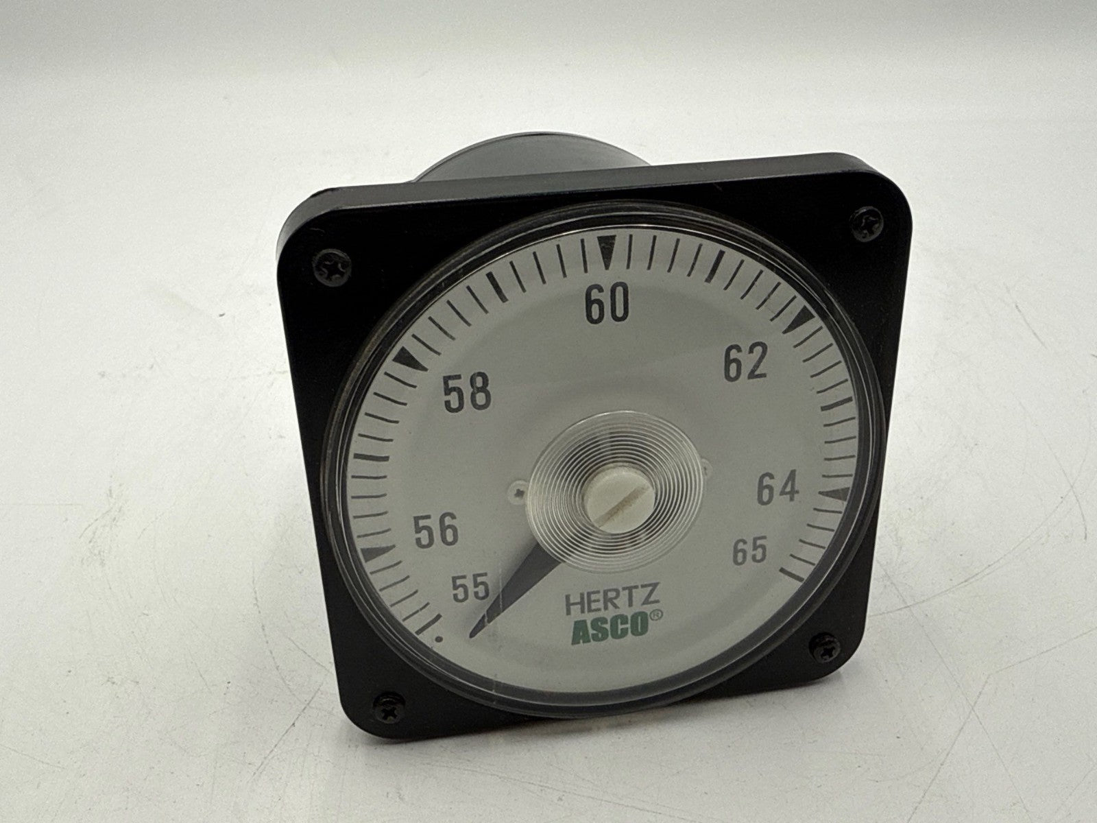 ASCO 550470-077 Hertz Frequency Meter 55-65Hz AB-40P 120V AC 550470077 Used