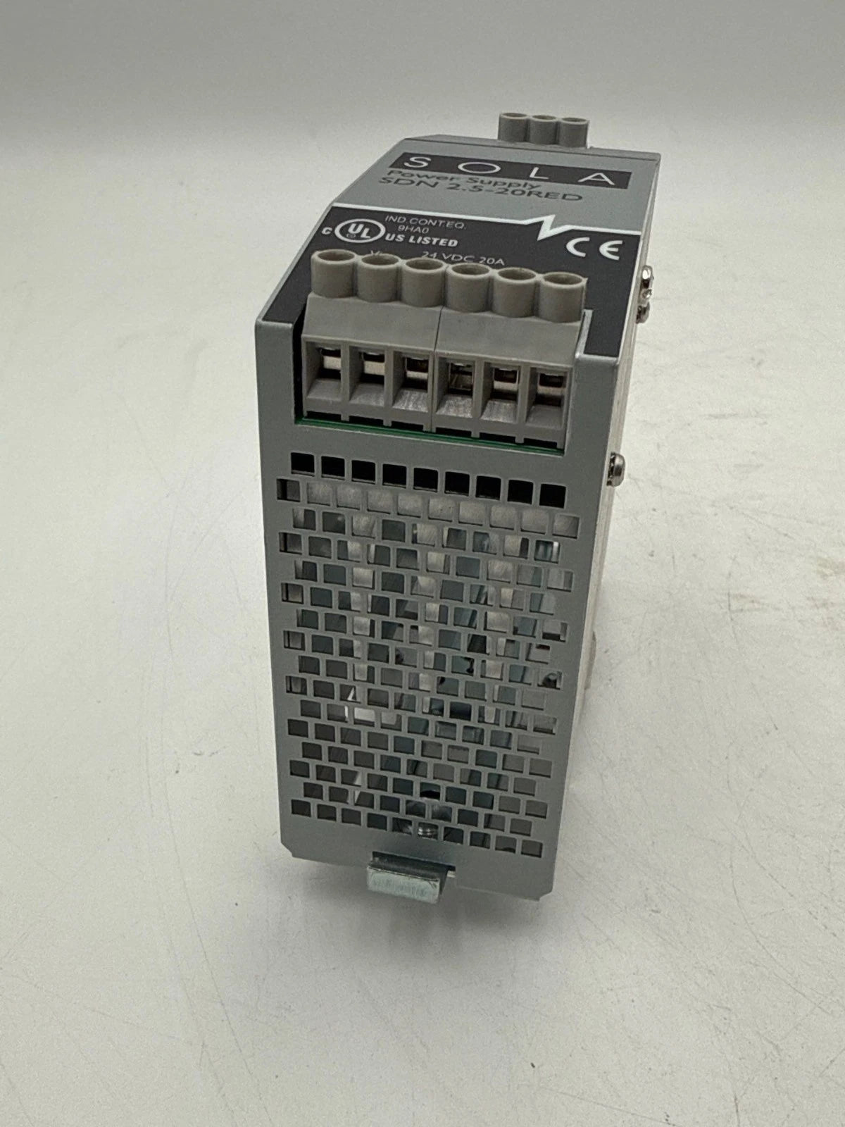 SOLA SDN 2.5-20RED Power Supply 20A 24VDC 480 Watt Output DIN SDN2520RED Used