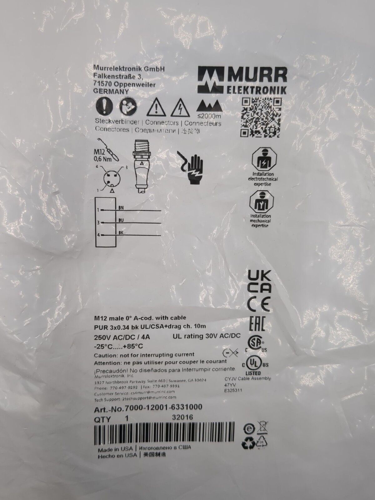 MURR 7000-12001-6331000 New