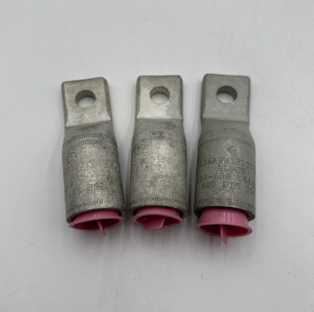 3PC Burndy YA36A9N131TD12E Compression Lug 1 Hole 250-600MCM New