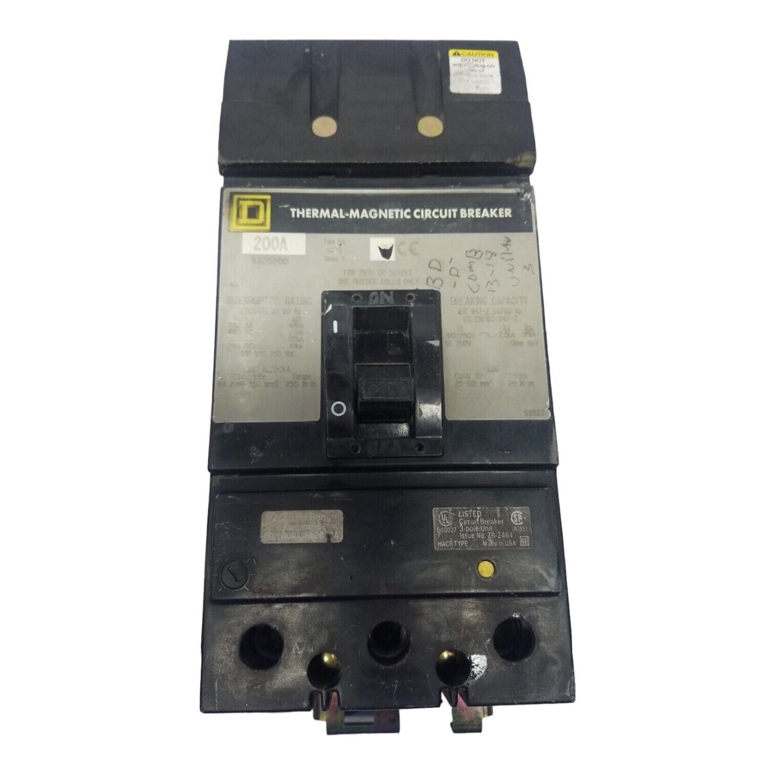 Square D KA36200 Used