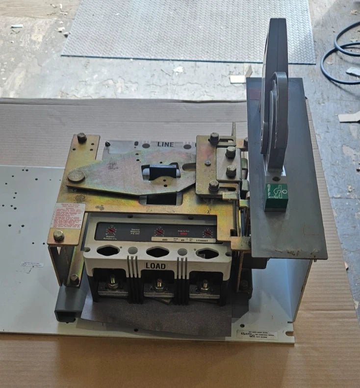 Allen Bradley 2100 Centerline 600A Main Breaker HLD3600 MCC Bucket 600V Used