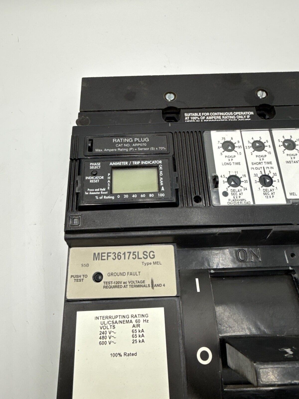 Square D MEF36175LSG Used