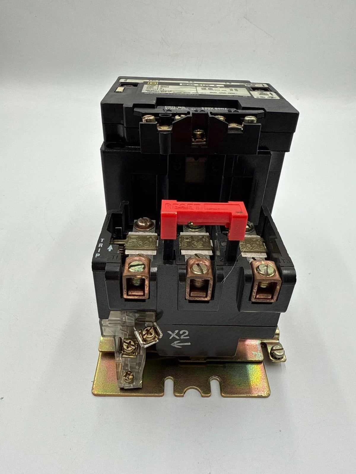 Square D 8536SD01 NEMA Size 2 Starter Coil 110/120V 3P 600V 25HP 31063-409-38 Used