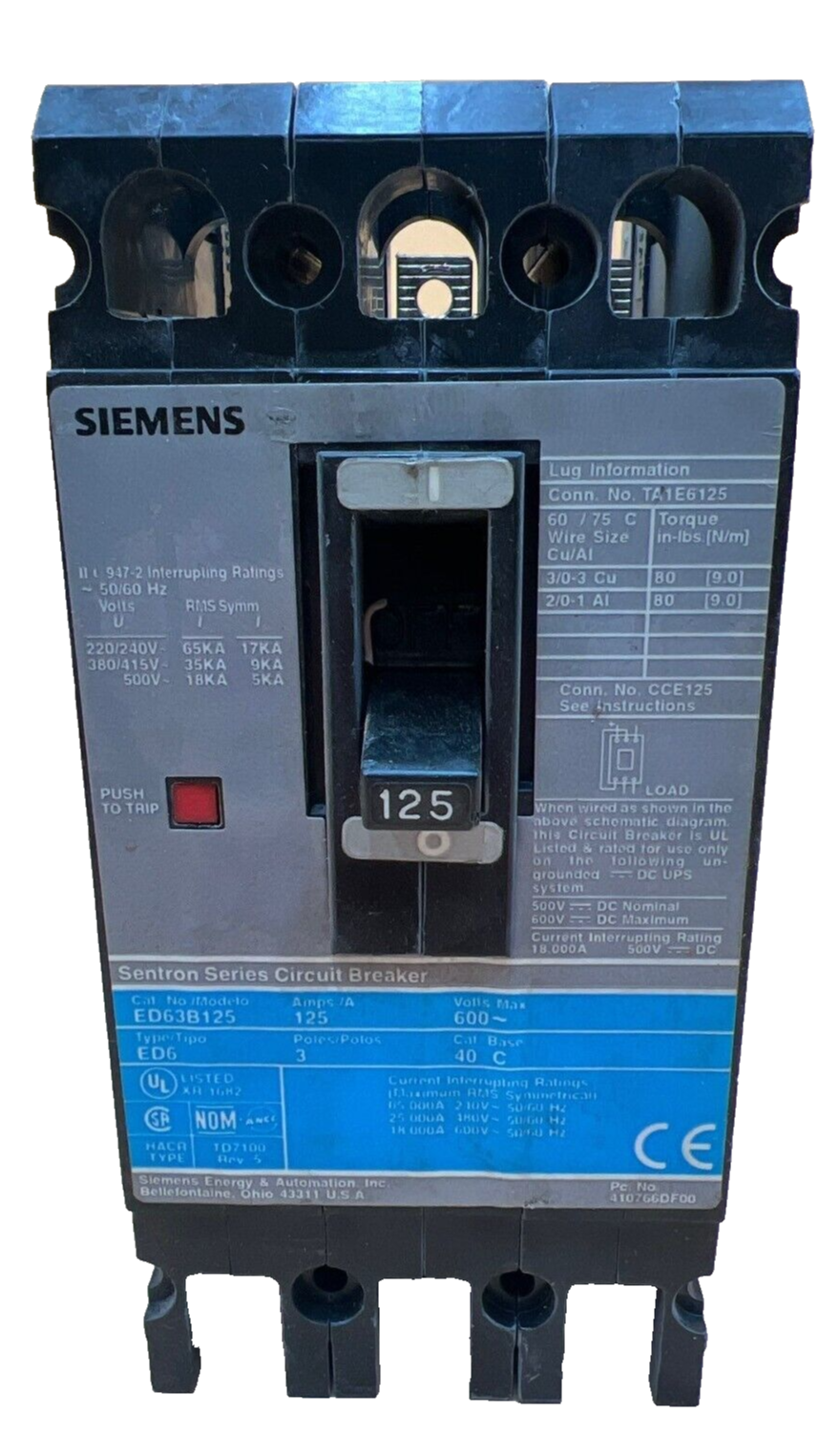 Siemens ED63B125 Used