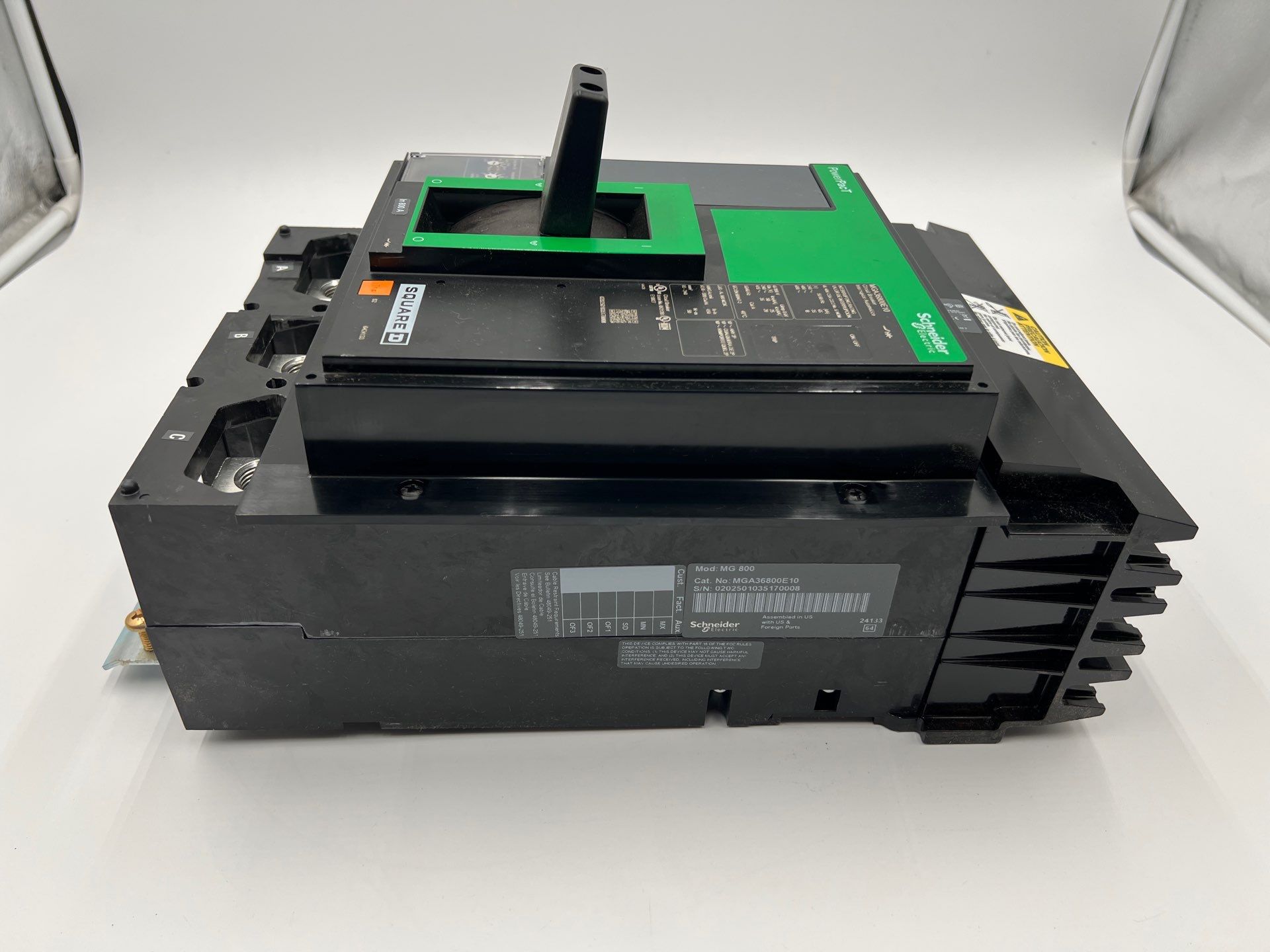 Square D MGA36800E10 I-Line Circuit Breaker 800A 3P 600V MGA 800 Amp 3 Pole New