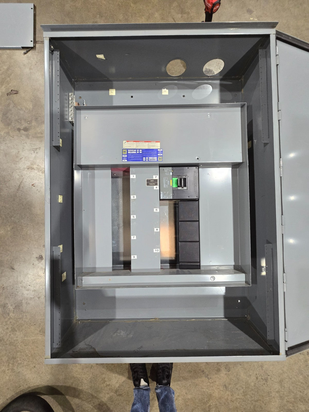 Sq D HCP I-Line Panel 400A 480V 3PH 3W MCB 400 Amp Panelboard LI36400 3R Encl Used