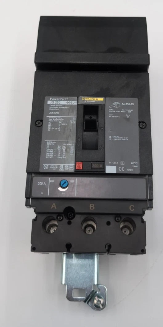 Square D JGA36200 I-Line Circuit Breaker 200A 3P 600V 3PH JG 250 New Take Out New