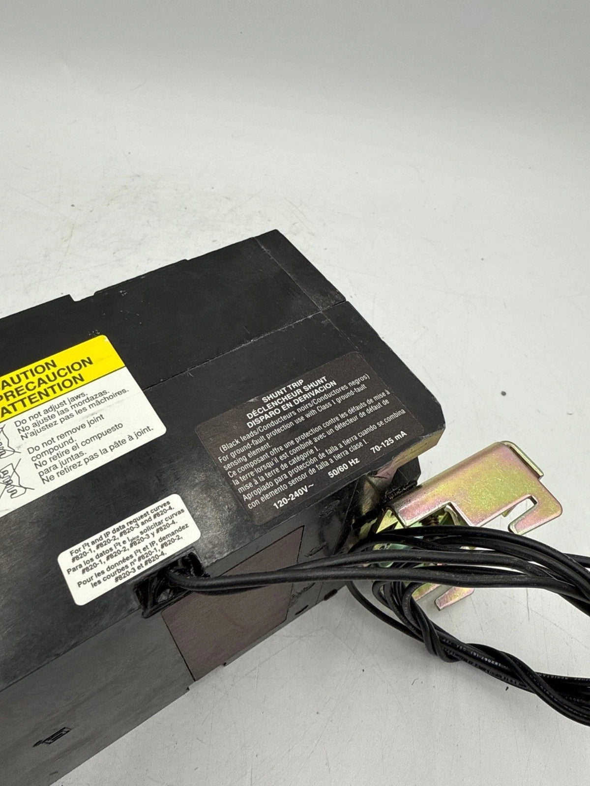 Square D FI360201021 I-Line Circuit Breaker 20A 3P 600V 3PH 20 Amp Shunt Trip Used