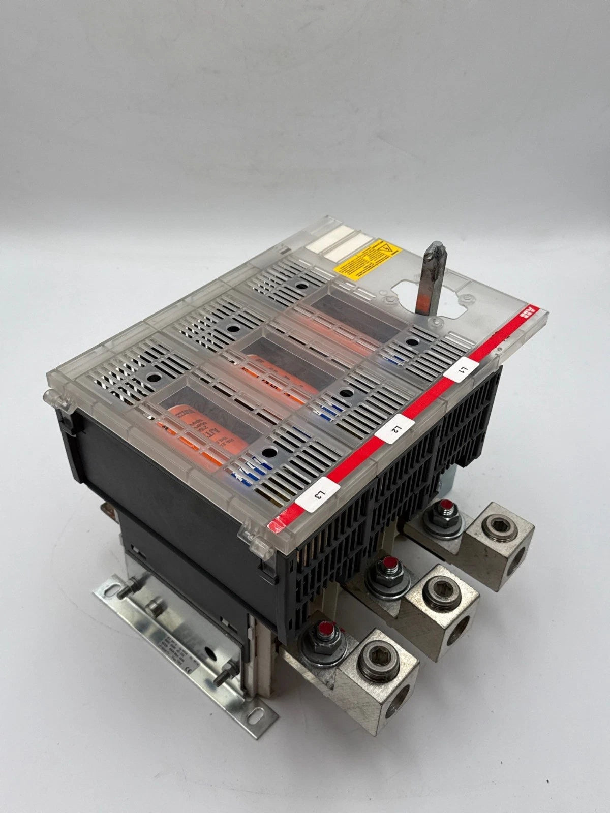 ABB OES400J3 Fused Disconnect Switch 400A 3P 600V 3PH 350HP 400 Amp Fuses AJT250 Used