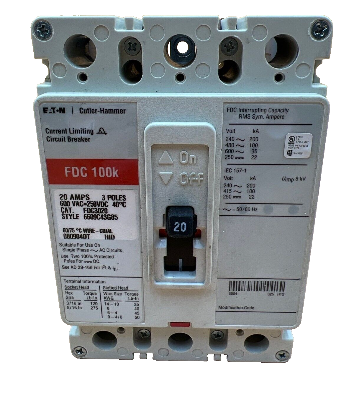 Eaton FDC3020