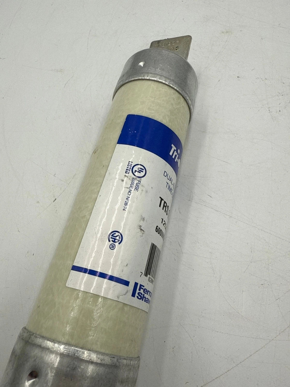 Ferraz Shawmut TRS125R Tri-Onic Time Delay Fuse 125A 600V Class RK5 125 Amp Used