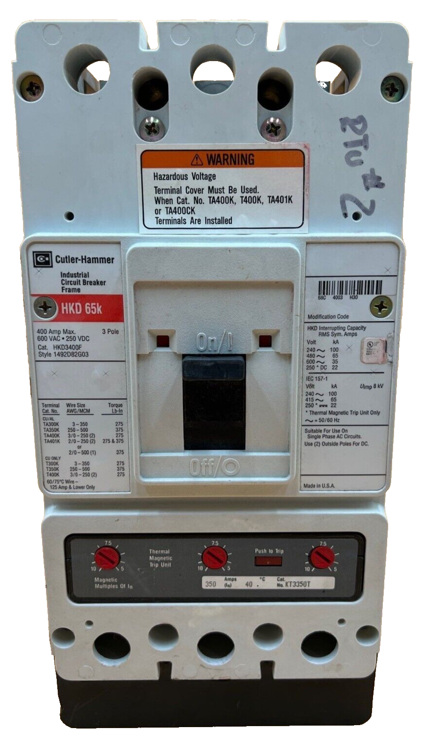 Cutler-Hammer HKD3350 Used
