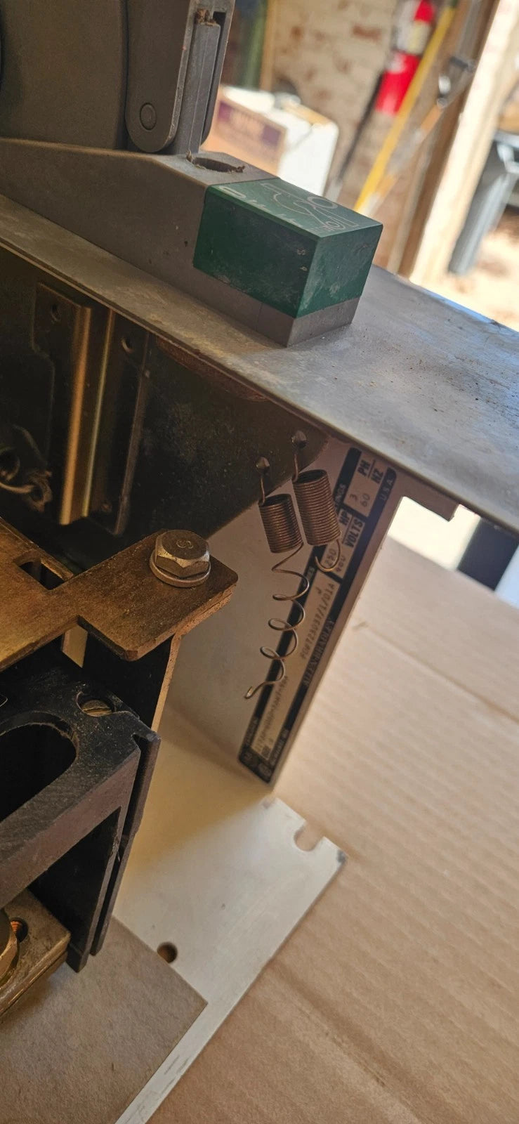 Allen Bradley 2100 Centerline 600A 600V Main Breaker MCC Bucket LC3600 Used