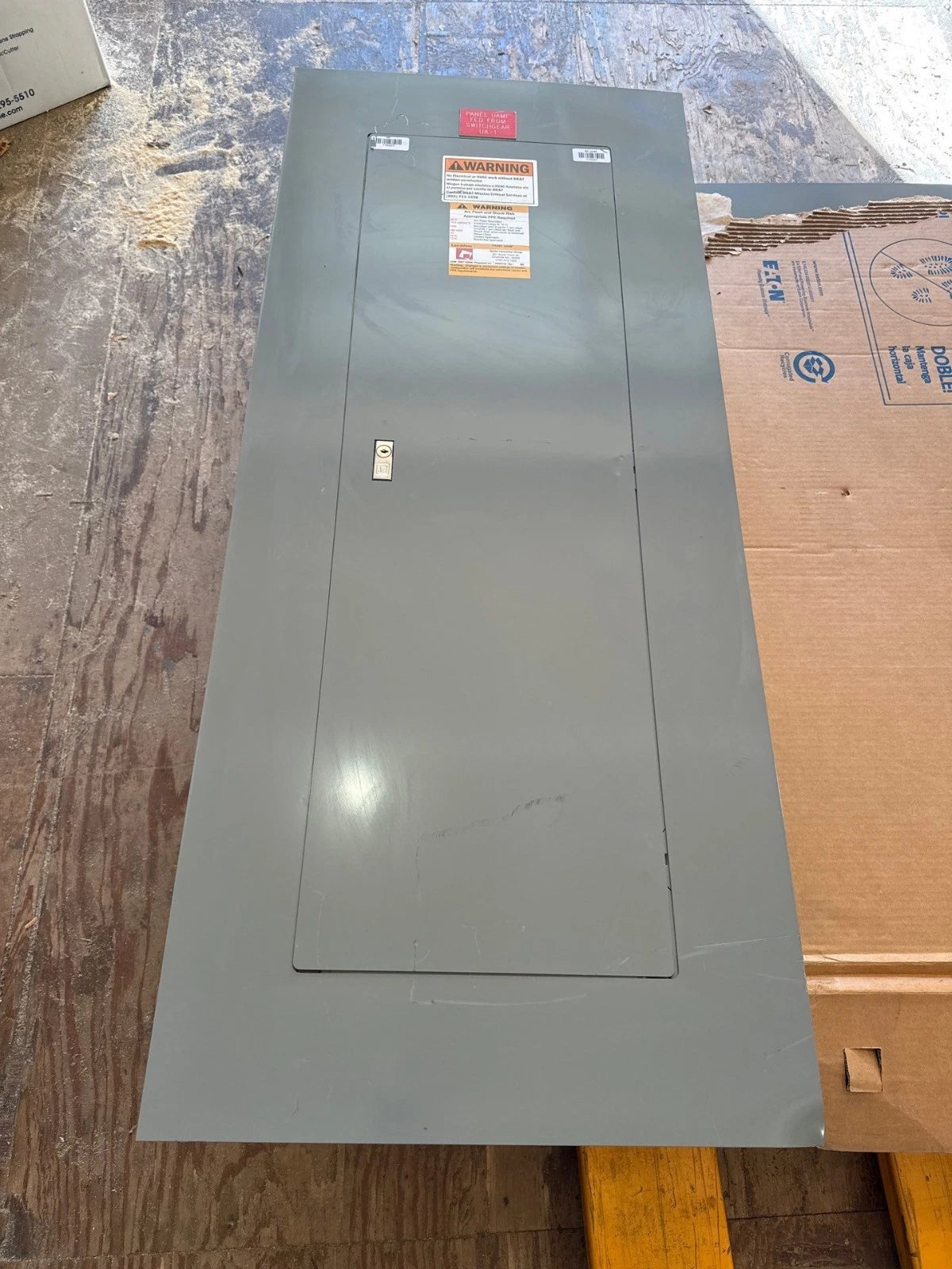 Square D NF Panelboard 125A 480/277V 3PH 4W MCB Panel 125 Amp HDP36125 42 Cir Used