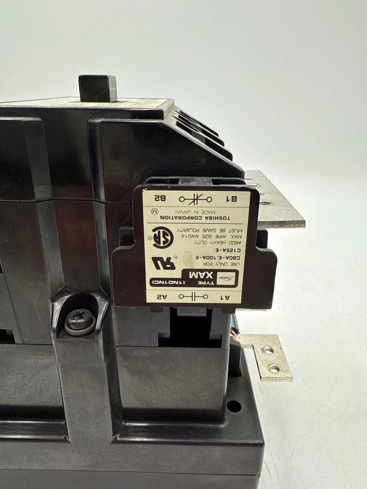 Toshiba C80A-E Magnetic Contactor 85A 3P 600V 60HP 3 Pole 3 Phase Coil 100-240V Used