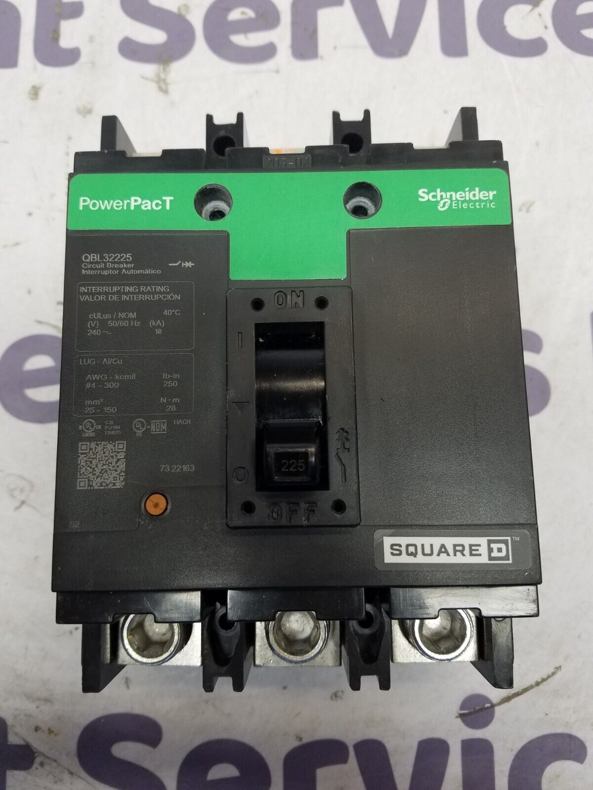 Square D QBL32225 Used