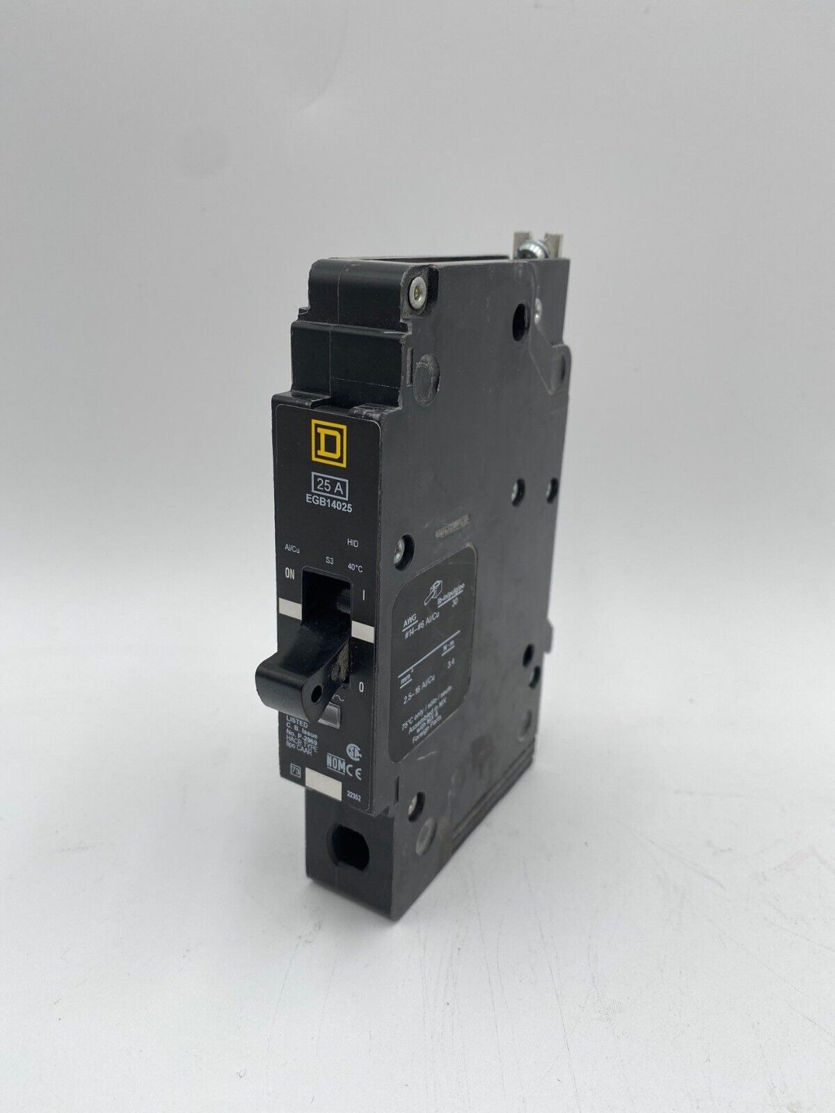 Square D EGB14025 Used