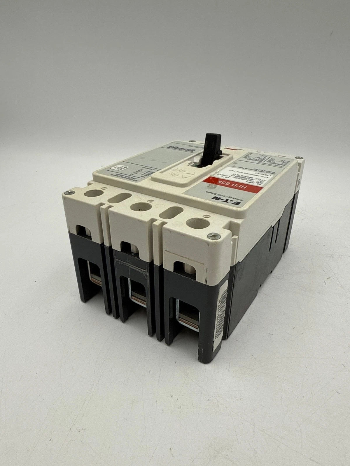 Eaton HFD3080BP10 Circuit Breaker 80A 3P 600V 3PH HFD 65k 80 Amp 3 Pole Used