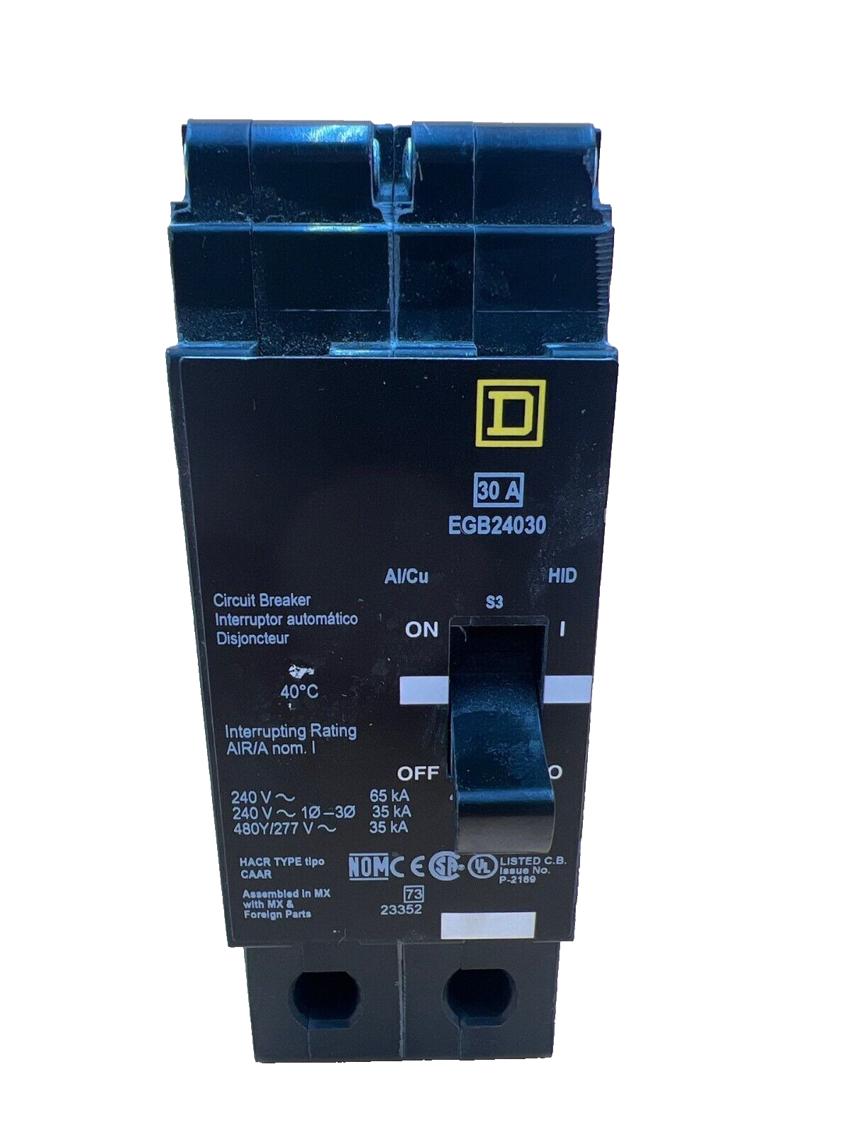 Square D EGB24030 Used