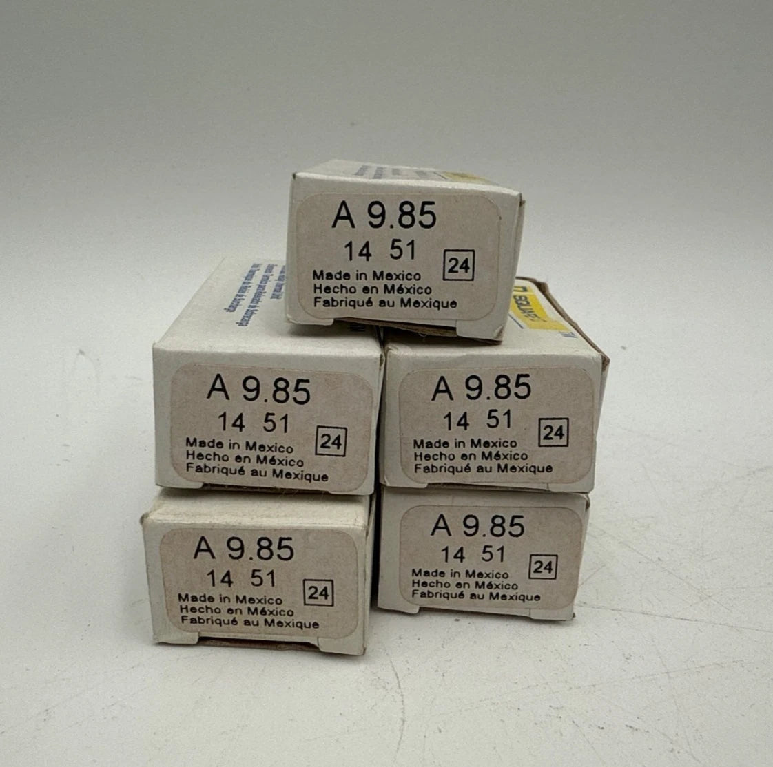 5PC Square D A9.85 Thermal Overload Heater Element Unit A985 6.71-7.69 amps New