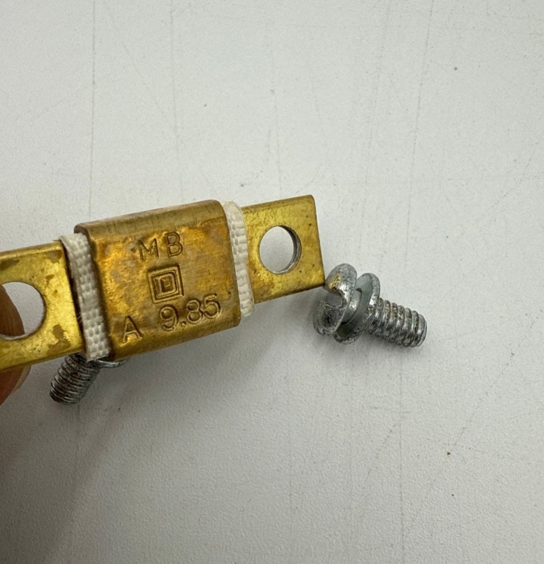 5PC Square D A9.85 Thermal Overload Heater Element Unit A985 6.71-7.69 amps New