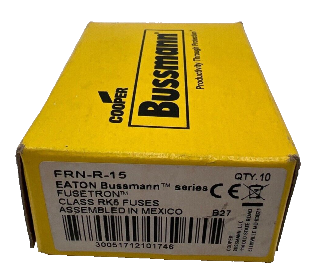 Cooper Bussmann FRN-R-15 New
