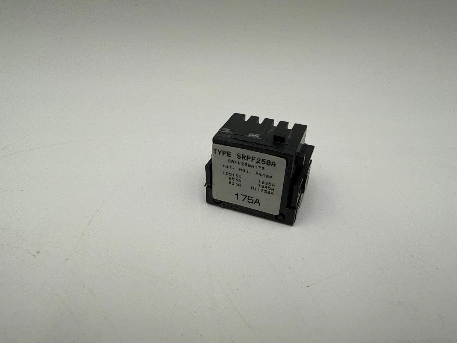 GE SRPF250A175 Rating Plug 175A SRPF250 175 Amp Frame SFDA SFHA SFLA SFPA Used