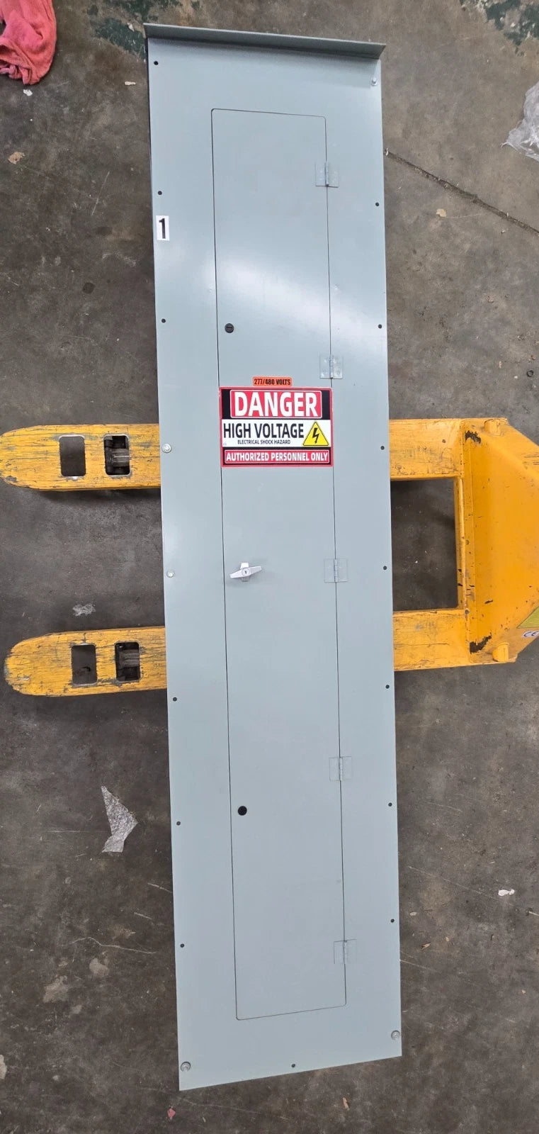 Eaton PRL3X Panelboard 400A 480/277V 3PH MCB Panel KD3400 Subfeed 350A 3R Encl Used