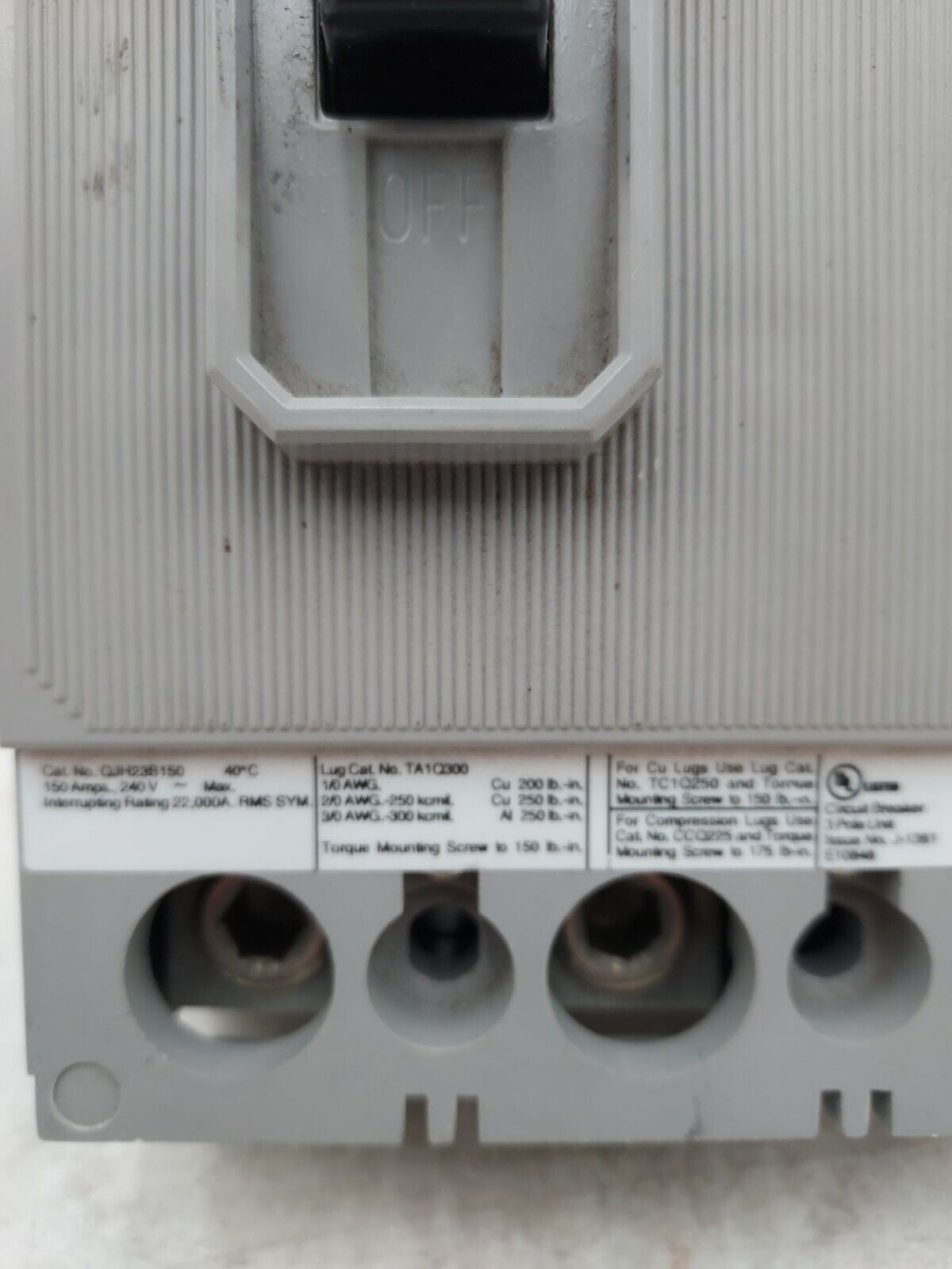 Siemens QJH23B150 Used