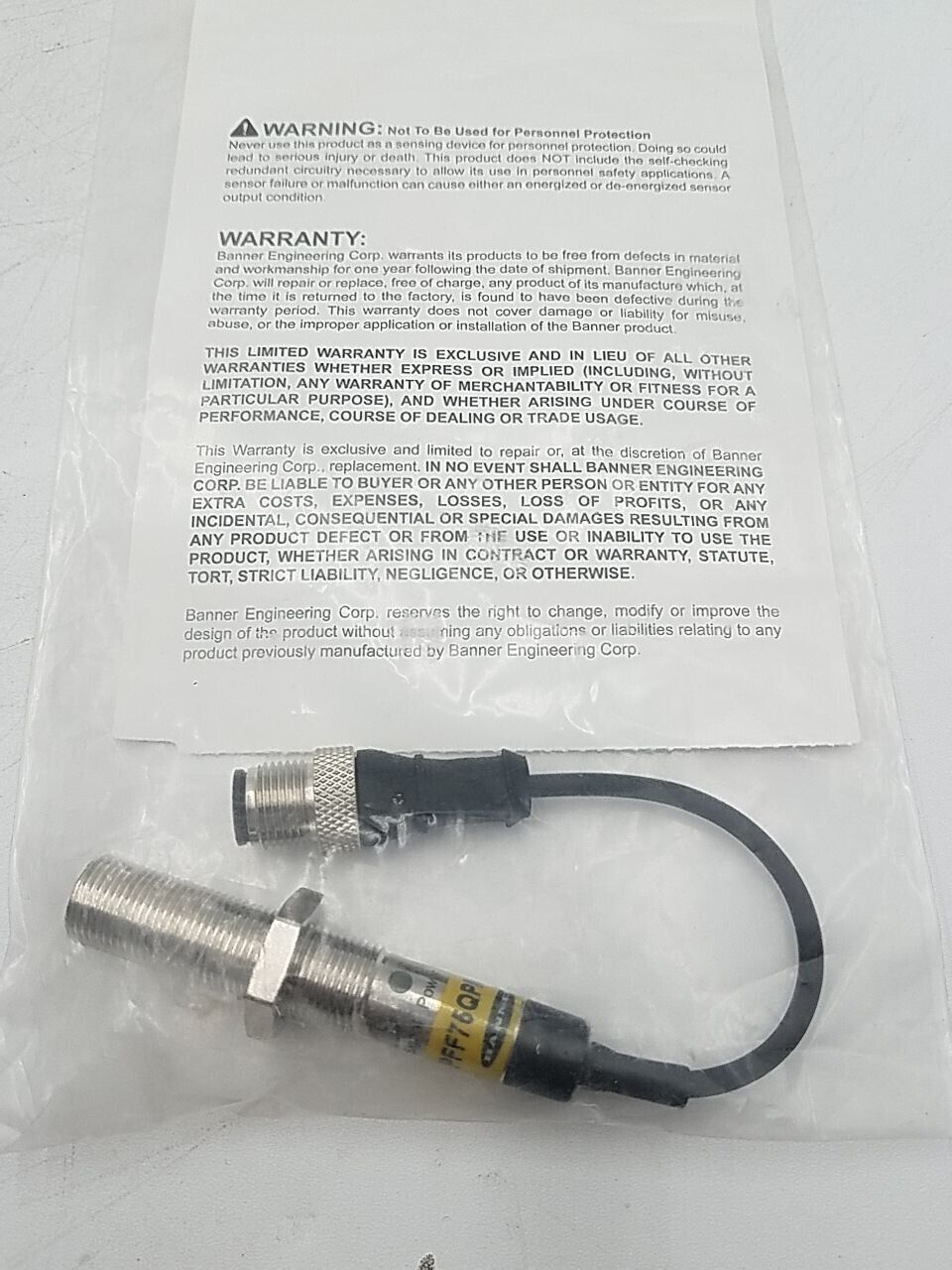 Banner Engineering M12PFF75QPMA New