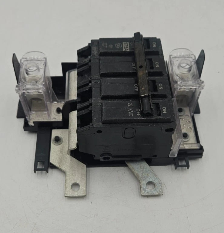 GE Main Breaker THQMV175 175A 120/240V 2P With Lugs 175 Amp 2 Pole THQMV USED Used