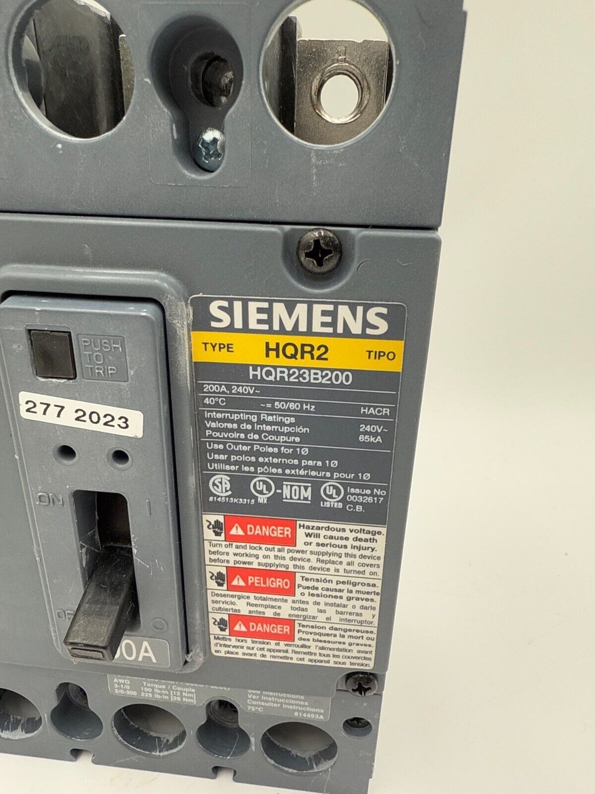 Siemens HQR23B200 Used