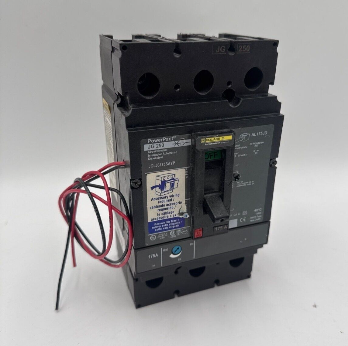 Square D JGL36175SAYP Used