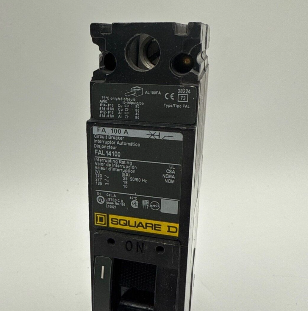 Square D FAL14100 Used