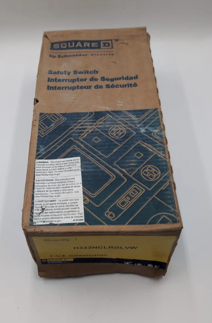 Square D H322N 60 Amp 240 V Heavy Duty Safety Switch 60A 3P 240V W/ Window NEW New