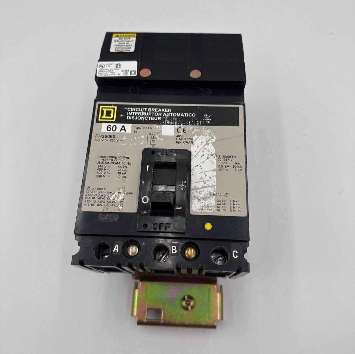 Square D FH36060 Used