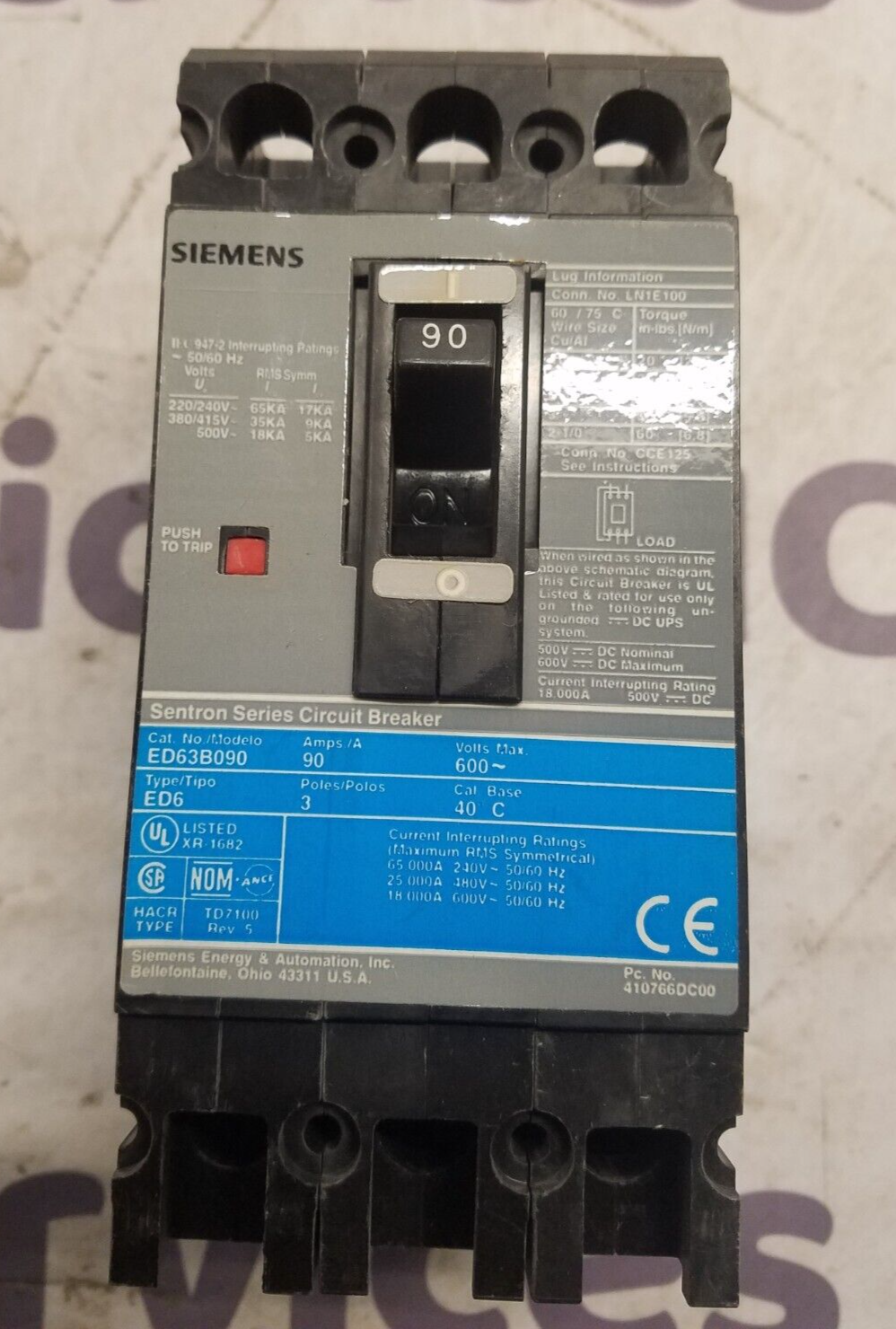Siemens ED63B090 New