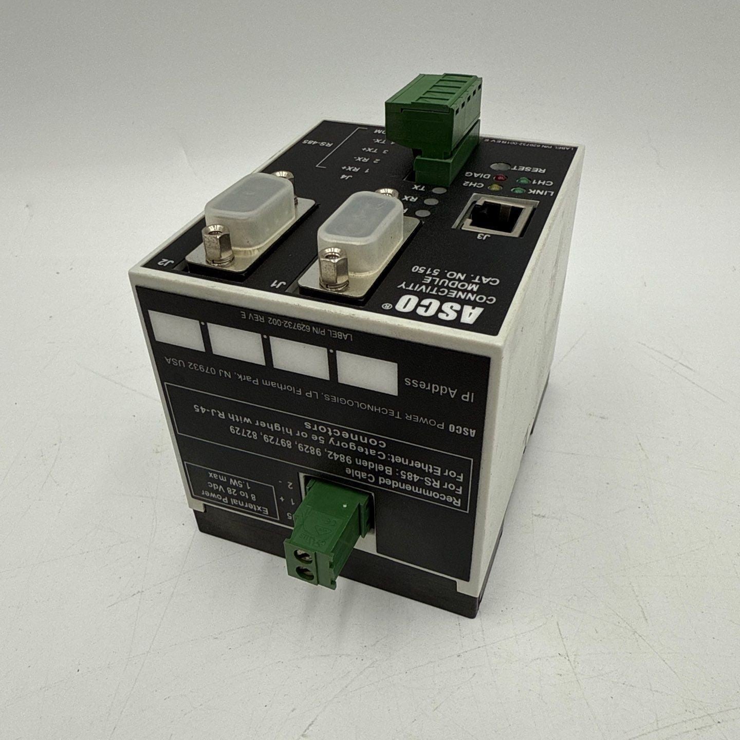 ASCO 5150 Connectivity Module 629732-001 Rev E Used
