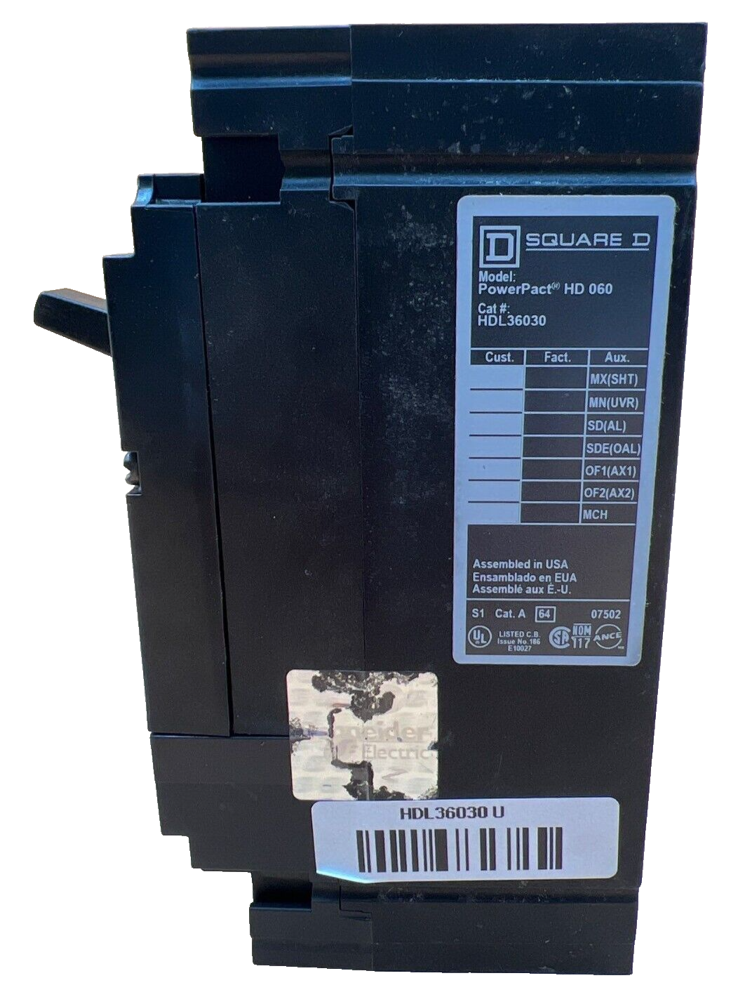 Square D HDL-36030 Used