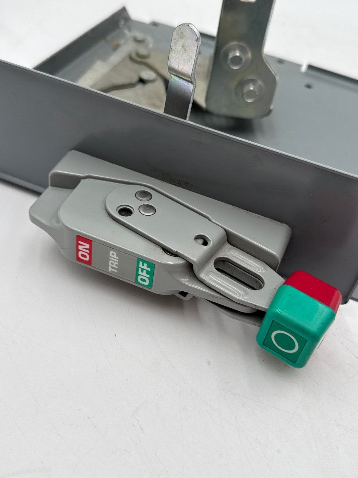 Square D Model 6 MCC Bucket Handle Switch Replacement With Side Plate 12" Used