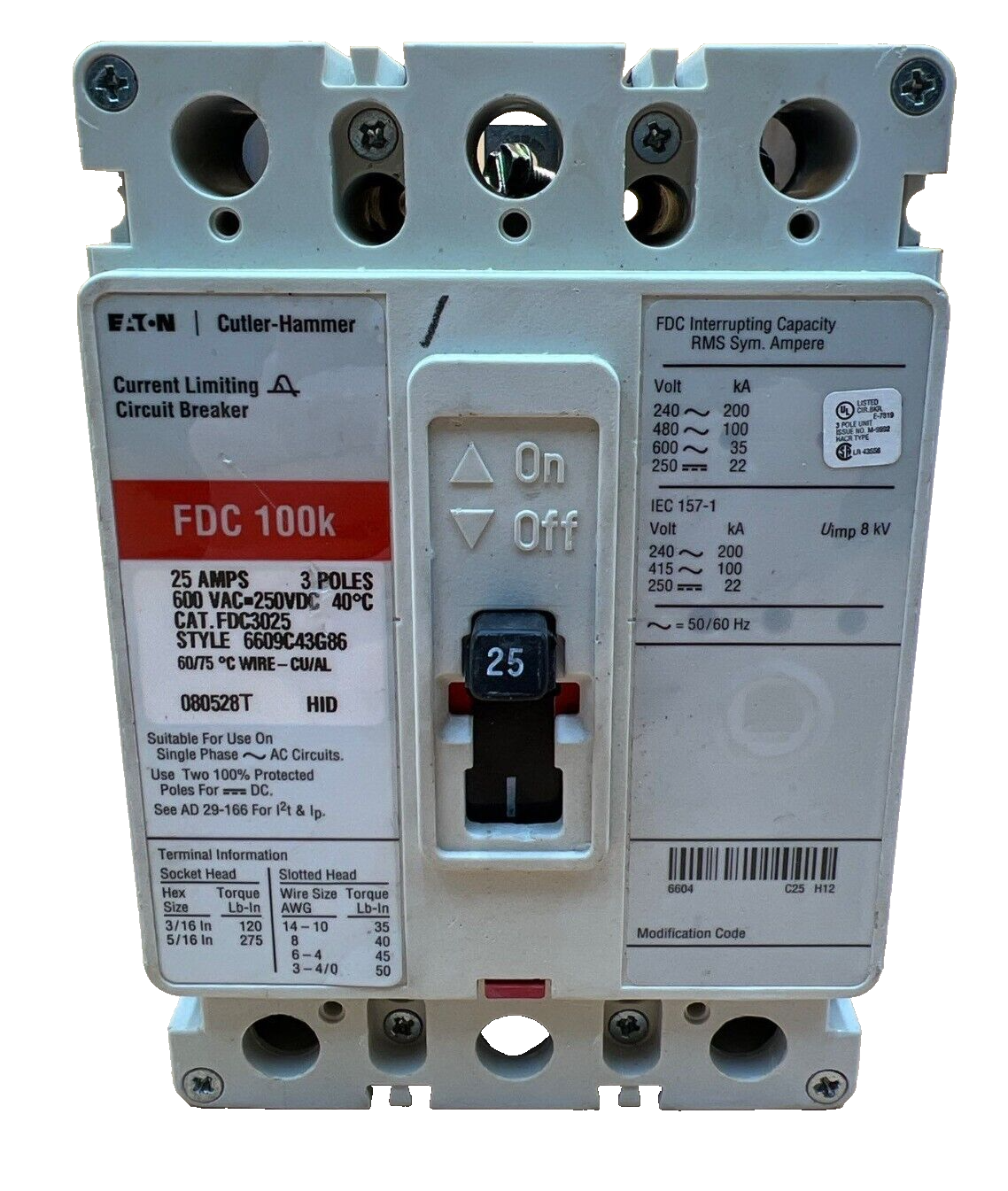 Eaton FDC3025