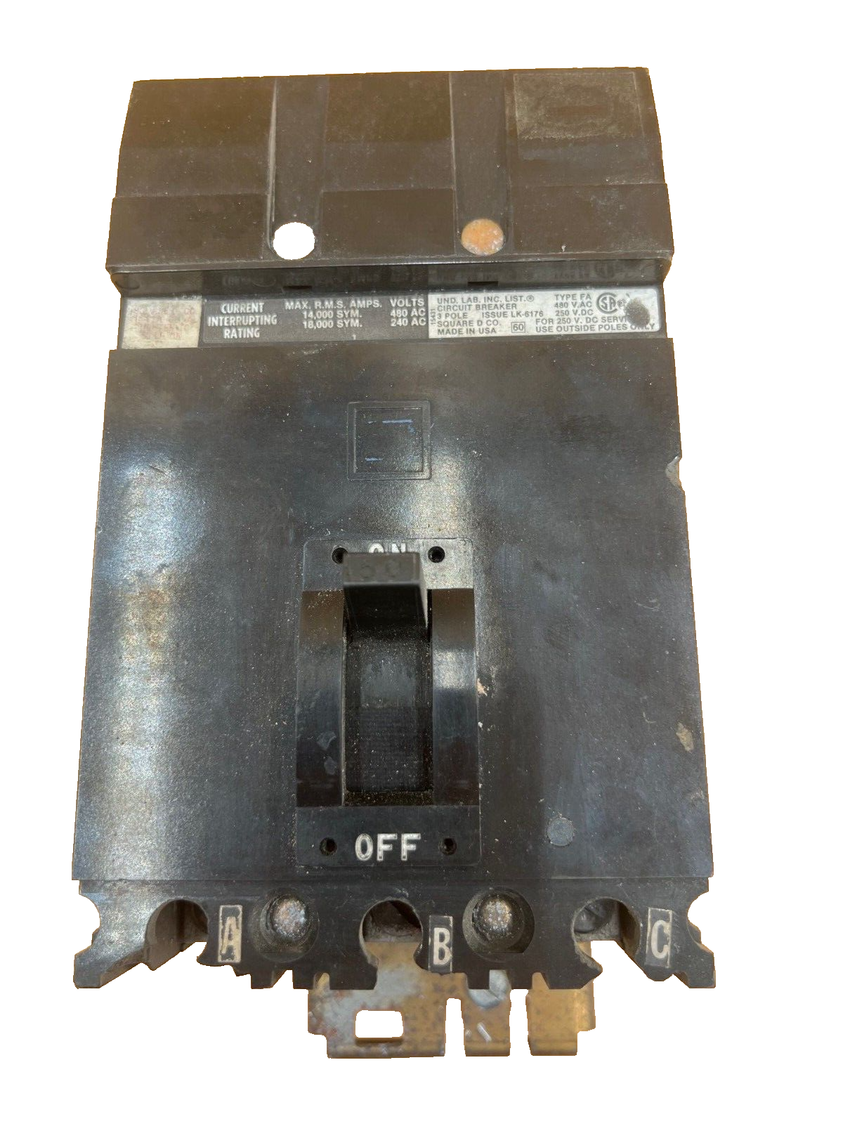 Square D FA34050 Used