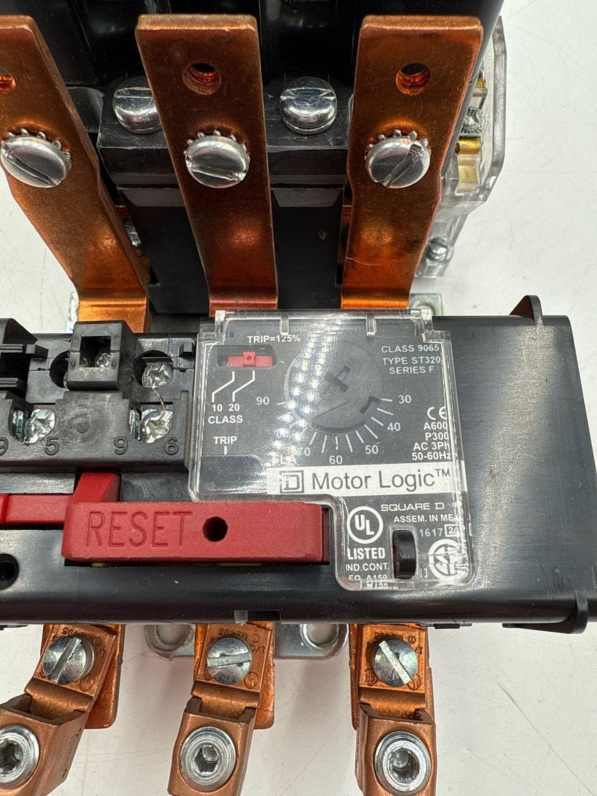 Square D 8536SEO1H30S Starter NEMA Size 3 600V 50HP Max Coil 11/120V 9065ST320 Used