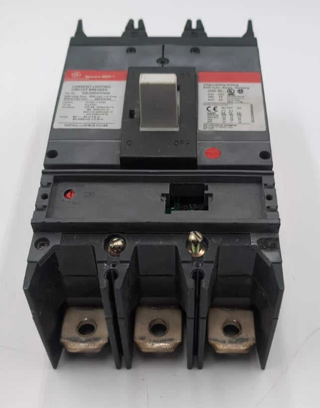 General Electric SGLA36AT0400 Circuit Breaker 400A 3P 600V SGLA 400 Amp 600VAC New