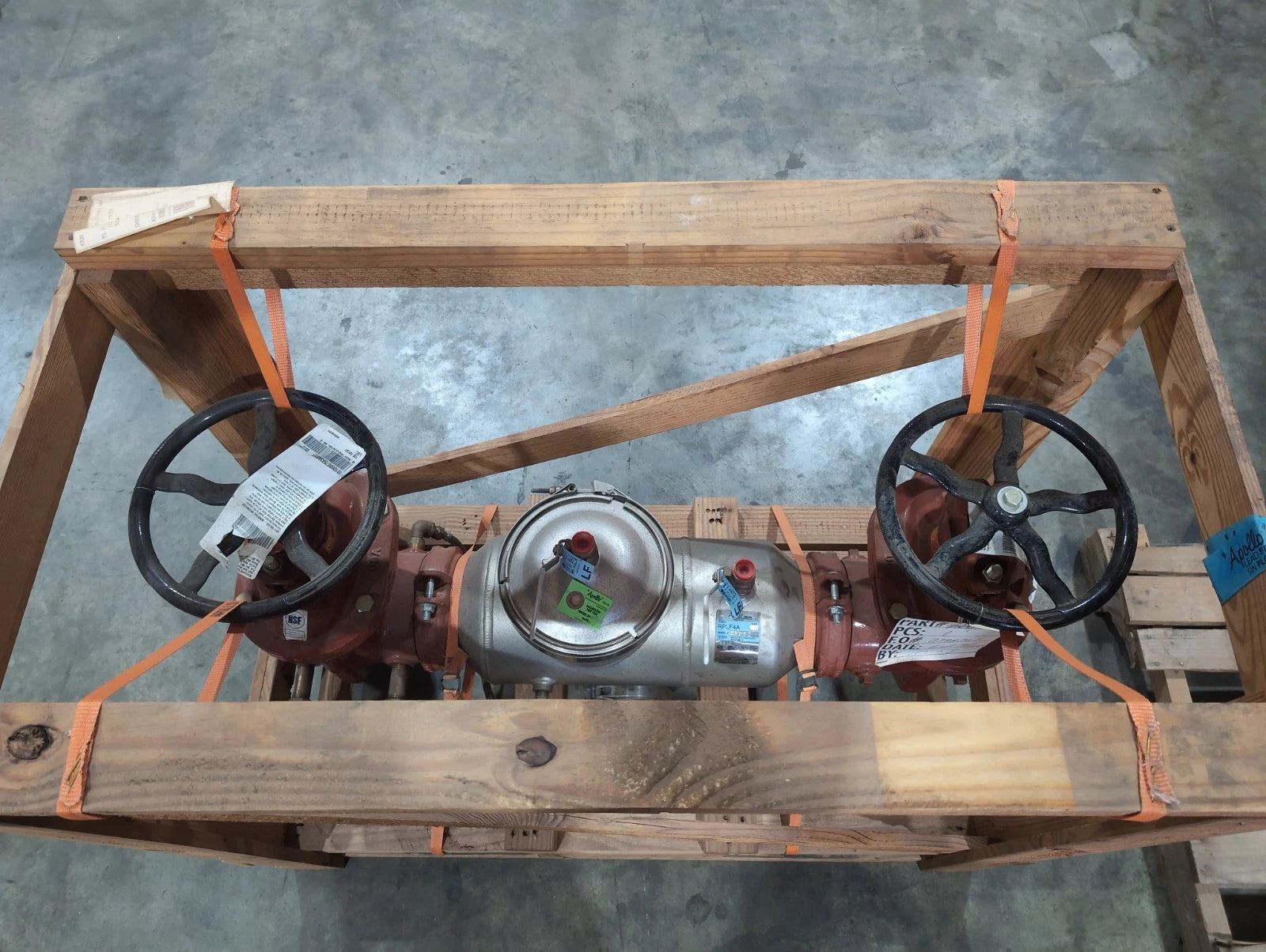 Apollo RPLF4A 6" 4ALF20C011 Reduced Pressure Backflow Preventer with NRS Groove New